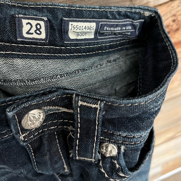 Miss Me Jeans Bootcut Sz 28 - Picture 3 of 5
